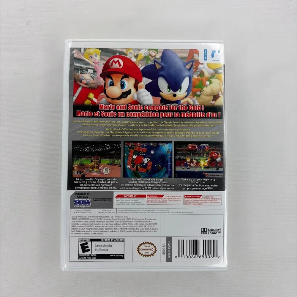 Wii Mario and Sonic at the Olympic Games Beijing 2008